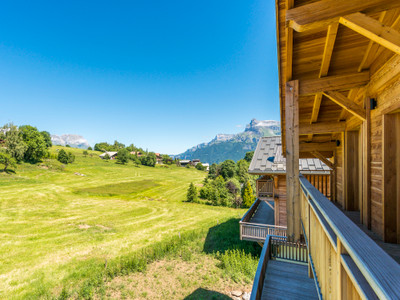 New build ski chalet in Combloux, ideal investment property only 500m from the nearest ski lift