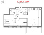 Appartement à vendre à Roquefort-les-Pins, Alpes-Maritimes - 374 600 € - photo 4