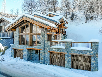 Spacious New Build, 6 bedroom ski chalet for sale in St Martin de Belleville – 3 Valleys