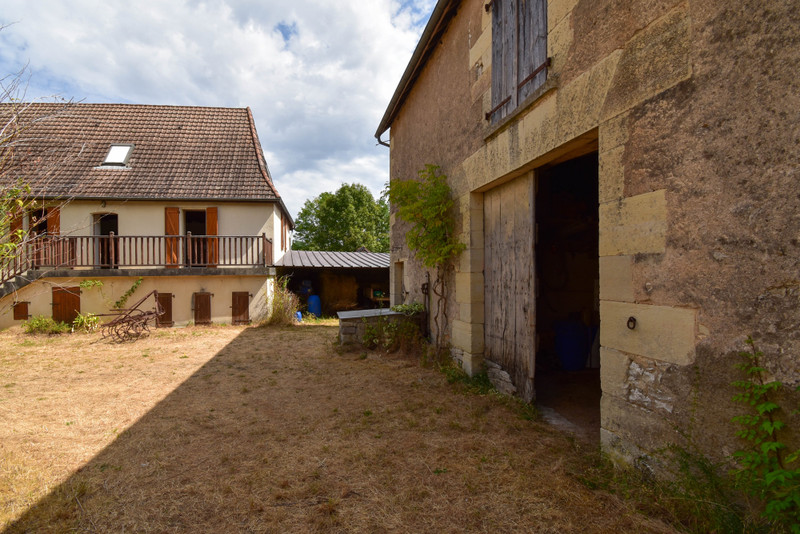 House for sale in Le LardinSaintLazare Dordogne 3 bed stone house, barn, outbuilding on