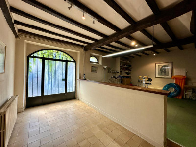 Elegant Maison de Maitre + pool + garden + garage + village square location + business opportunity