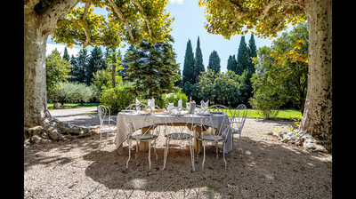 Full of character, renovated mas, with swimming pool, located between Saint-Rémy-de-Provence and Avignon TGV.