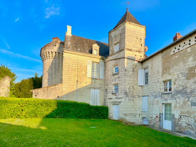 In the South  Loire Valley, a renovated chateau with all the comforts , with old features, in a  wooded park.