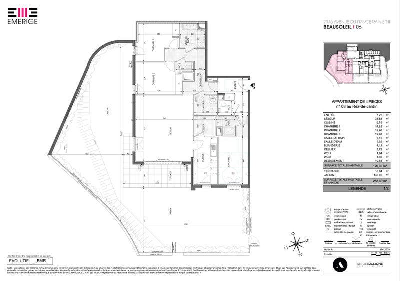 French property for sale in Beausoleil, Alpes-Maritimes - €1,401,000 - photo 3