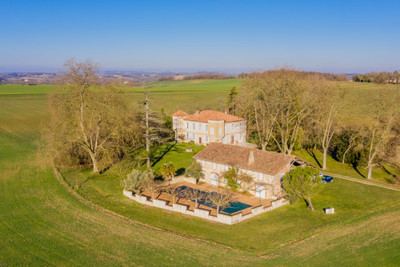 A remarkable Renaissance Chateau and cottage in the heart of the Gers countryside. Virtual Viewing available