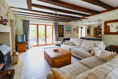 Stunningly renovated water mill with beautiful grounds, chateau views and a new swimming pool.  