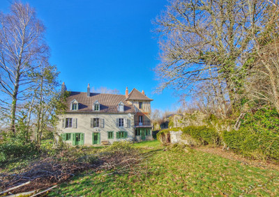 Imposing country manor house with second house to renovate in a serene woodland setting near Felletin