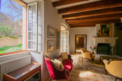 Exquisit stonehouse in the heart of the Medieval village of Alet-les-Bains, 5 beds, Garden, pool.