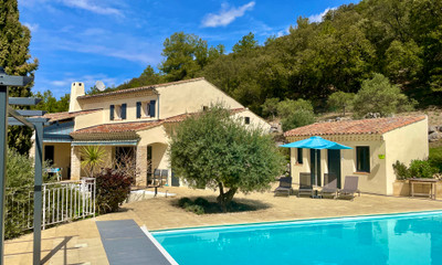 Oraison: Exquisite Villa with 5 bedrooms, splendid views, large pool and private parking