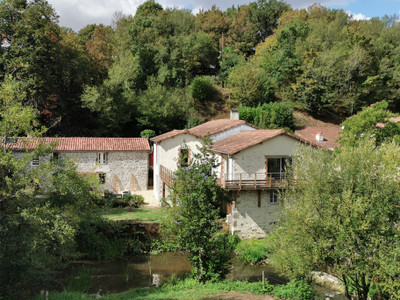 UNDER OFFER Beautifully restored 13th Century watermill in idyllic setting in the heart of the Vendée bocage.