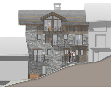 Rare opportunity of a high quality barn renovation for sale in St Martin de Belleville