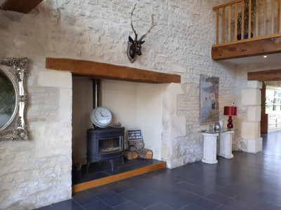 Stunning barn conversion with independent 2/3 bed gite, pool and further outbuildings for renovation