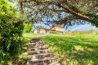 3 INDEPENDENT PROPERTIES +  3 GÎTES + STUNNING 34-HECTARE ESTATE WITH LAKE & VINES + SUPERB MOUNTAIN VIEWS...