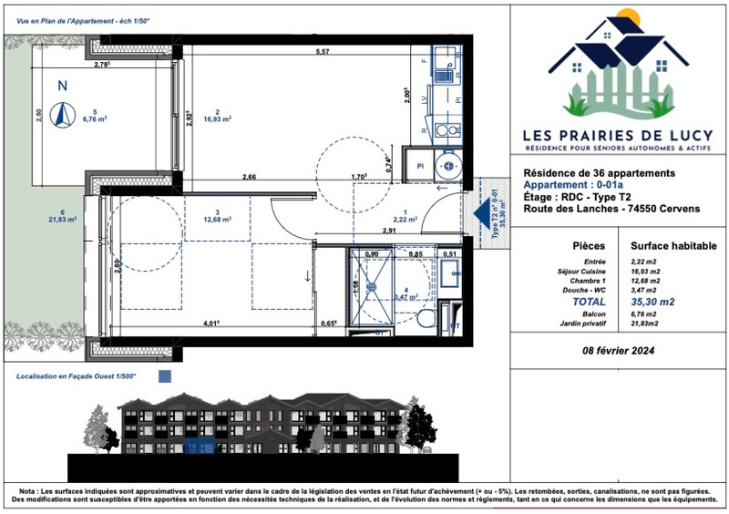 French property for sale in Cervens, Haute-Savoie - €304,645 - photo 2