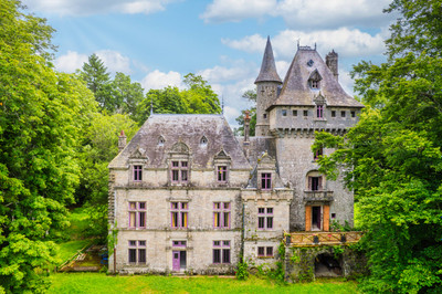 Historic château with its origins in the Middle Ages 