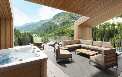 Magnificent new build chalet. Tignes. 7 bed, wellness area & sauna, jacuzzi, sky view terrace, double garage.
