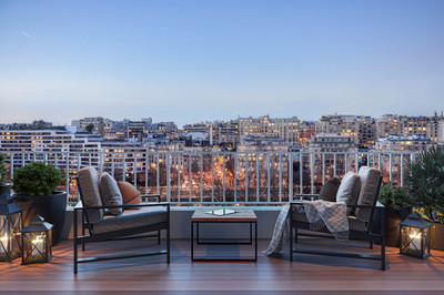 75015 | Penthouse de luxe | T5 duplex  259m² | 2 x 40m² de terrasses | Vues imprenables Tour Eiffel et Seine