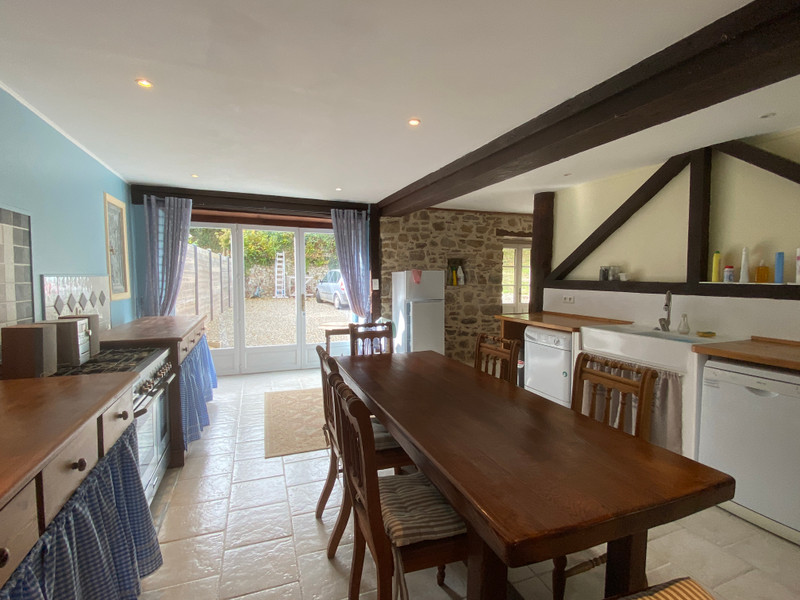 House for sale in Besneville Manche Fully renovated stone house