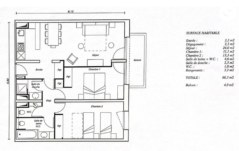 French property for sale in Courchevel, Savoie - €1,485,000 - photo 6