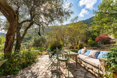 Idyllic rural 17th century bastide, perfect 5 bedroom family home or high level B&B, set in acres of lush gardens with pool, sauna and beautiful covered terrace. 30 minutes from Nice centre.
